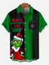 Men's Christmas Funny Graphic Short Sleeve Hawaiian Shirt